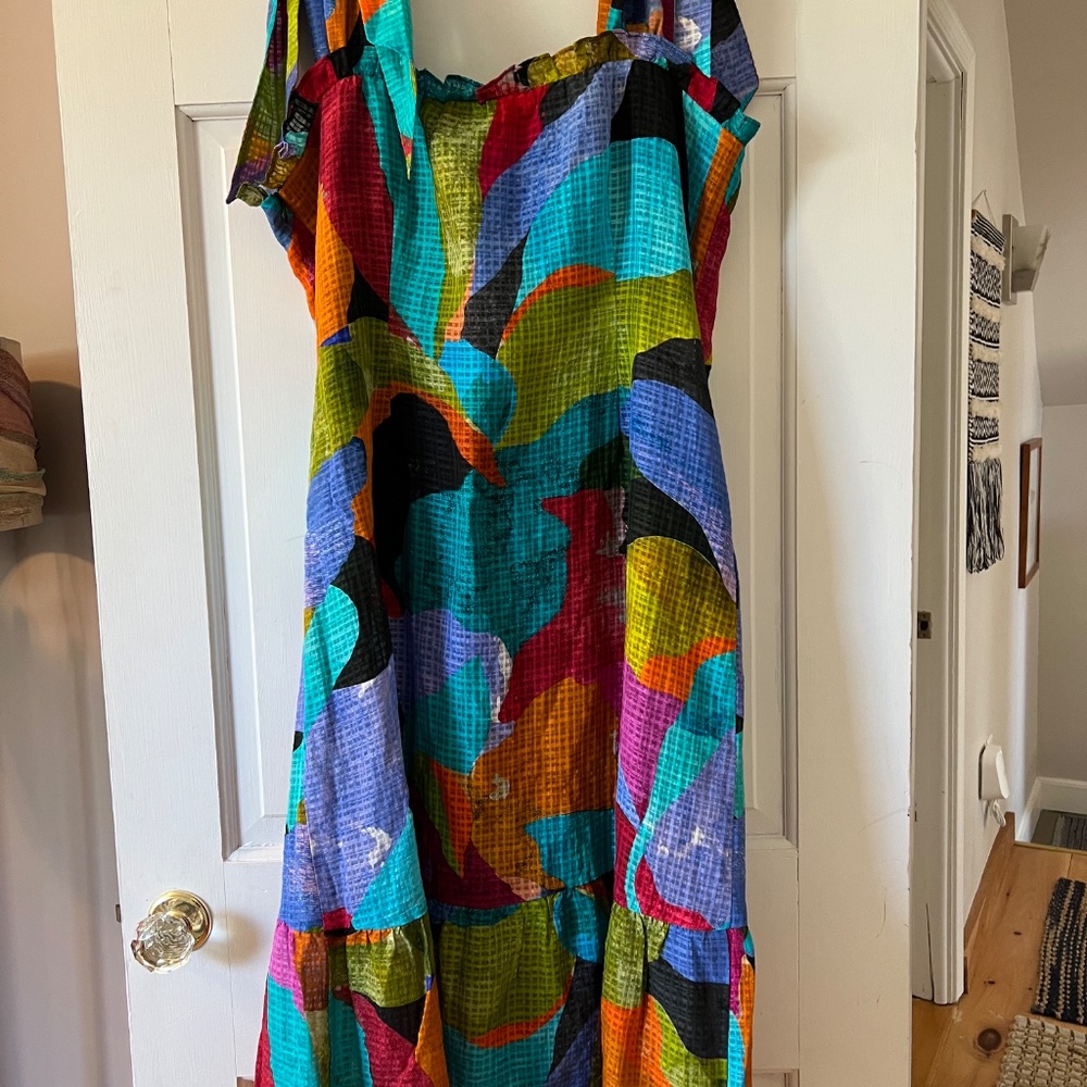Marie Oliver Maya Midi Dress Jewel Size large - Picture 7 of 11